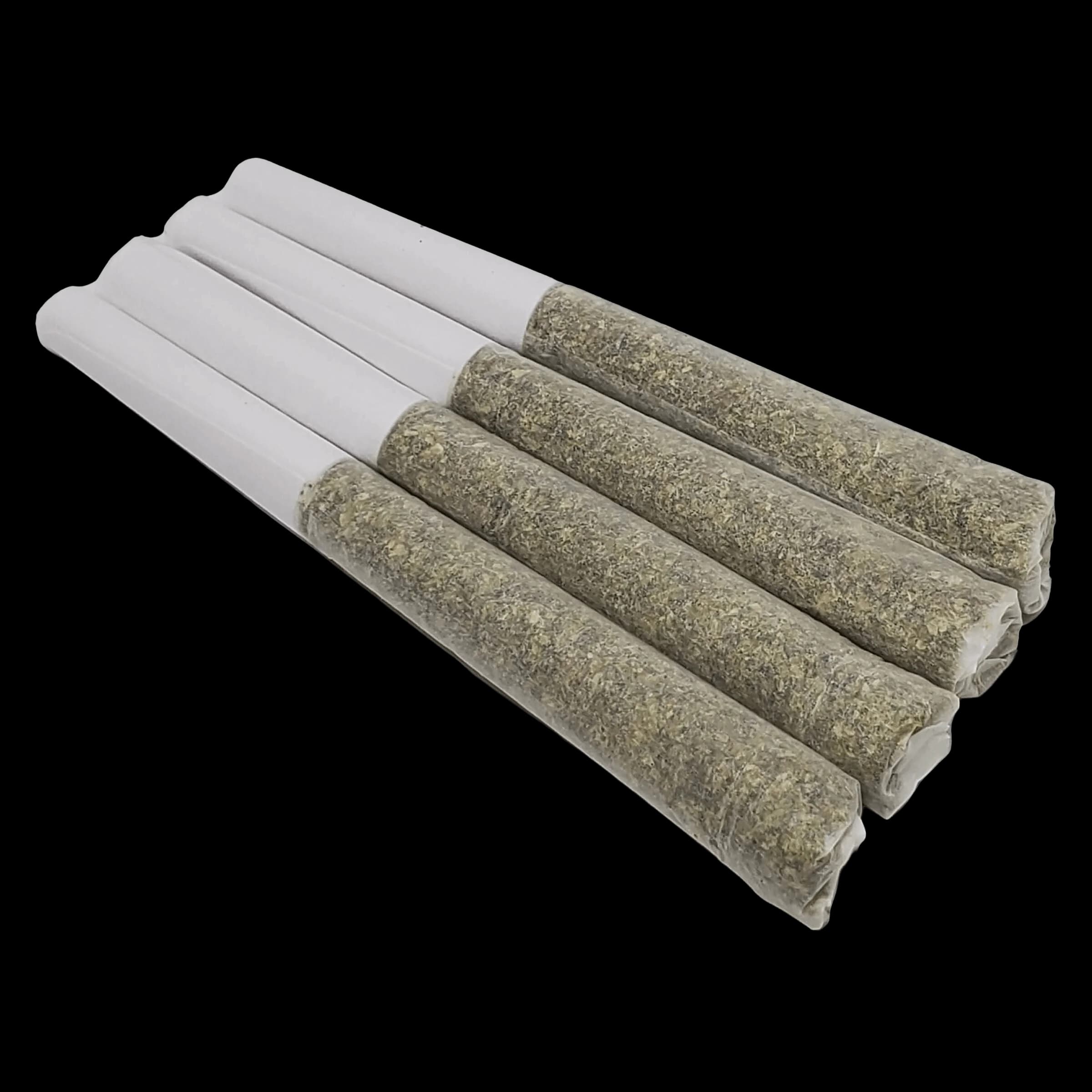 Pré-roulés Dime Bag Sweet Pocket Puffs en paquet de 4, avec papier blanc et remplissage de fleurs de cannabis