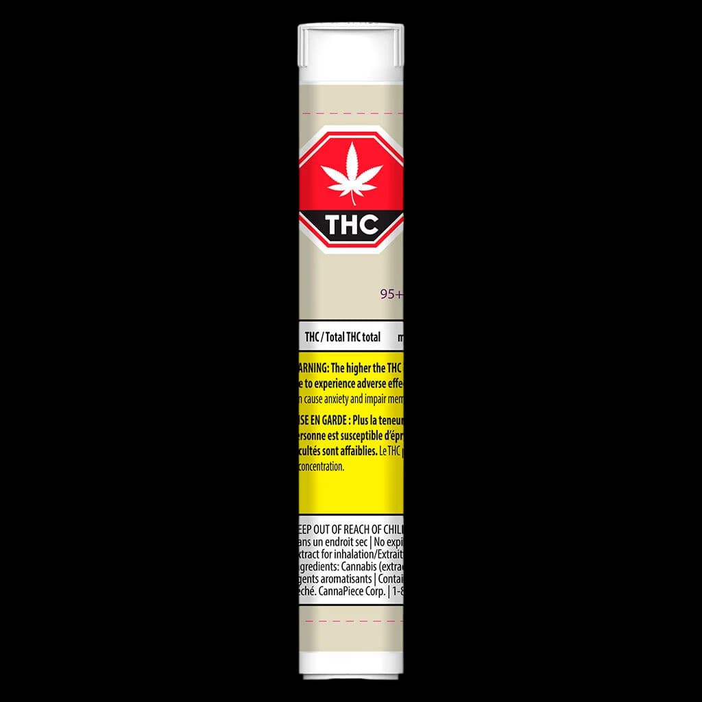 Wild West 95+ Saskatoon Berry Liquid Diamonds 510 thread vape cartridge with red THC warning label and yellow Health Canada warning band