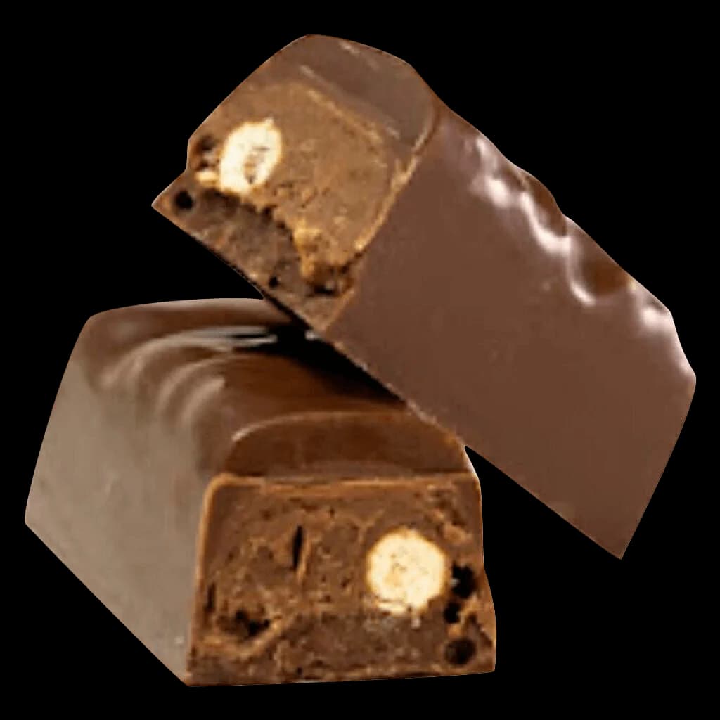 Rosin Heads Peanut Butter Pretzel Stix hash rosin chocolate pieces with peanut butter filling visible