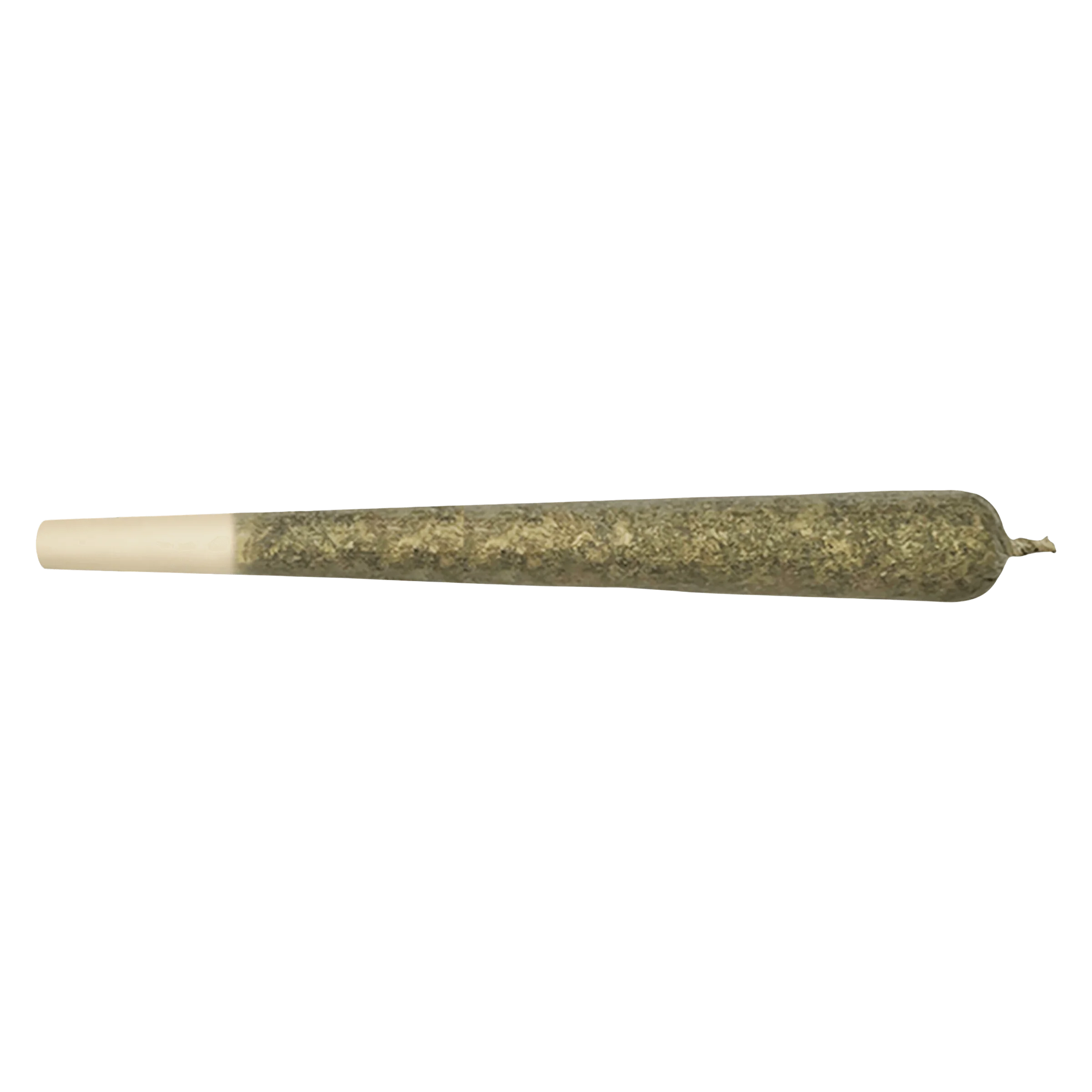 Pré-roulé Candycane d'IRONY en tube transparent avec capuchon rouge en forme de canne en bonbon