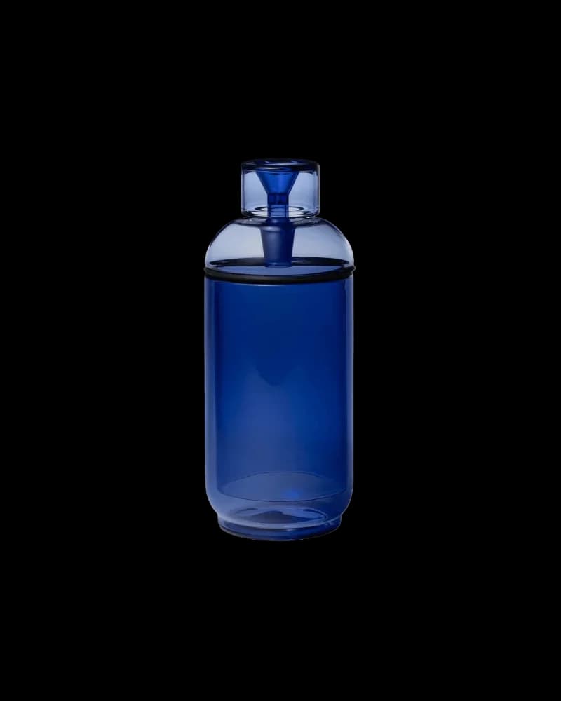 NWTN Home Vesper Gravity Bong, blue glass water pipe with removable bowl piece