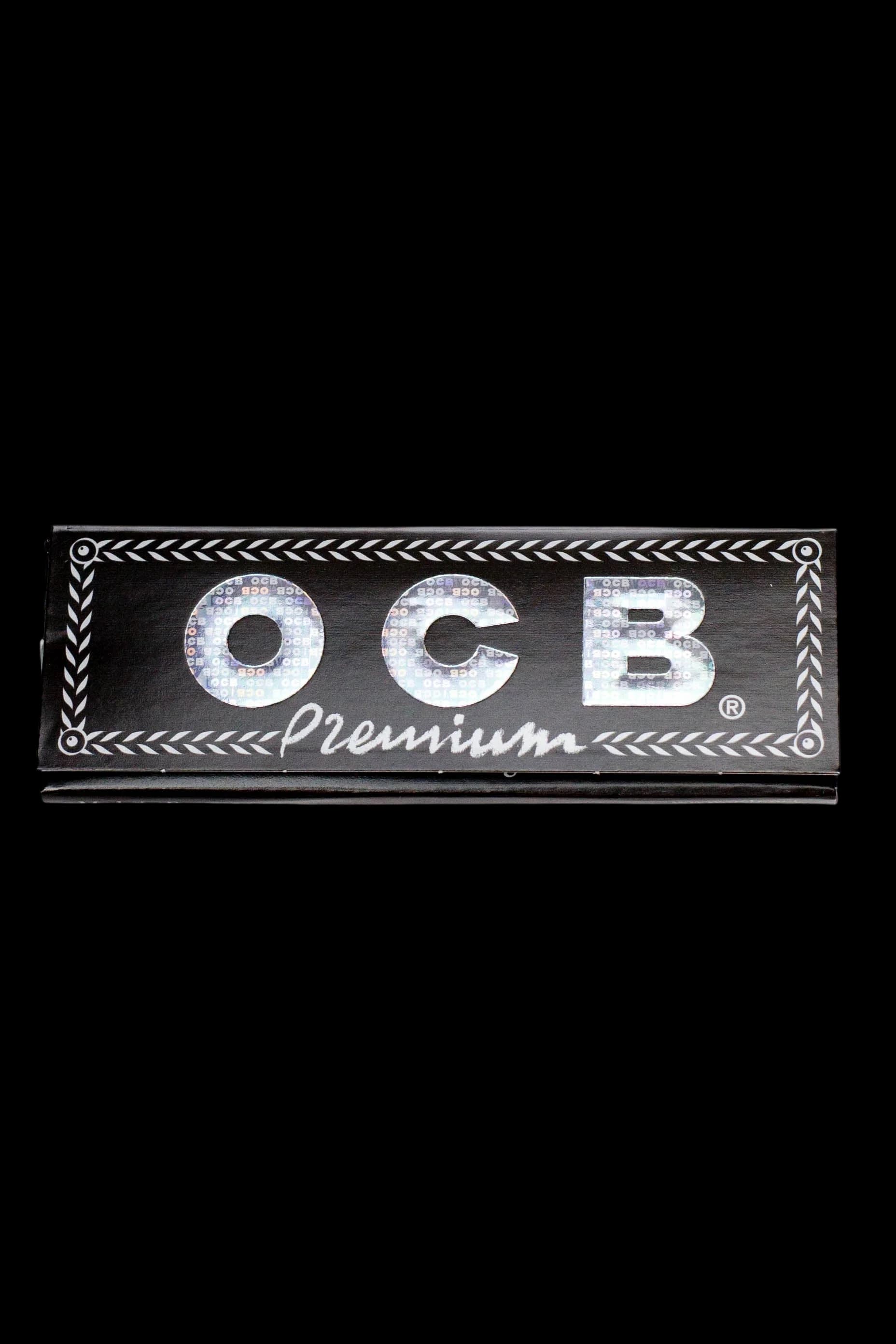 OCB Premium rolling papers double pack with decorative black and silver design and branded packaging