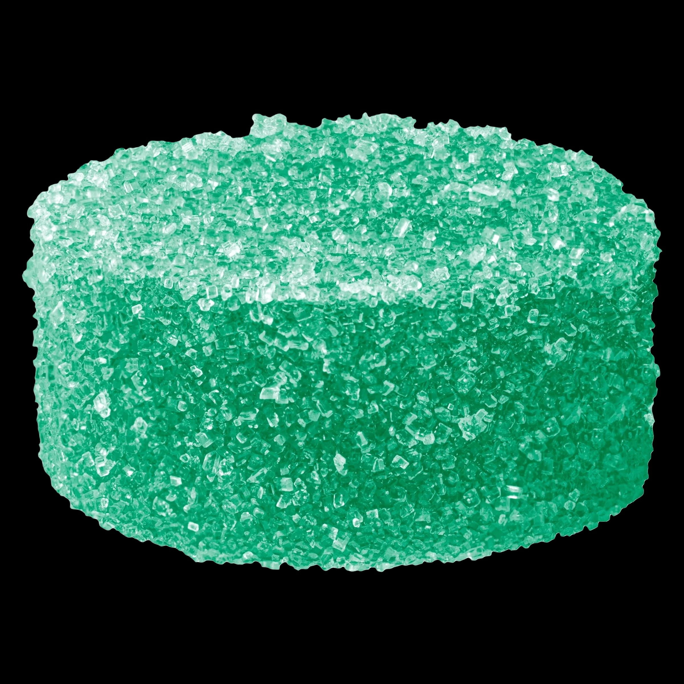 SHRED'ems Shark Attack Max10 green cannabis soft chews with sugar coating