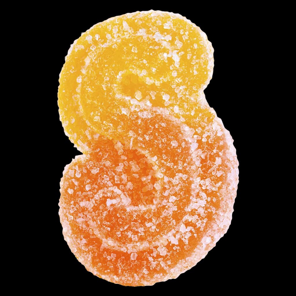 Fully Blasted Peach Orange 1:1 THC CBD Gummy