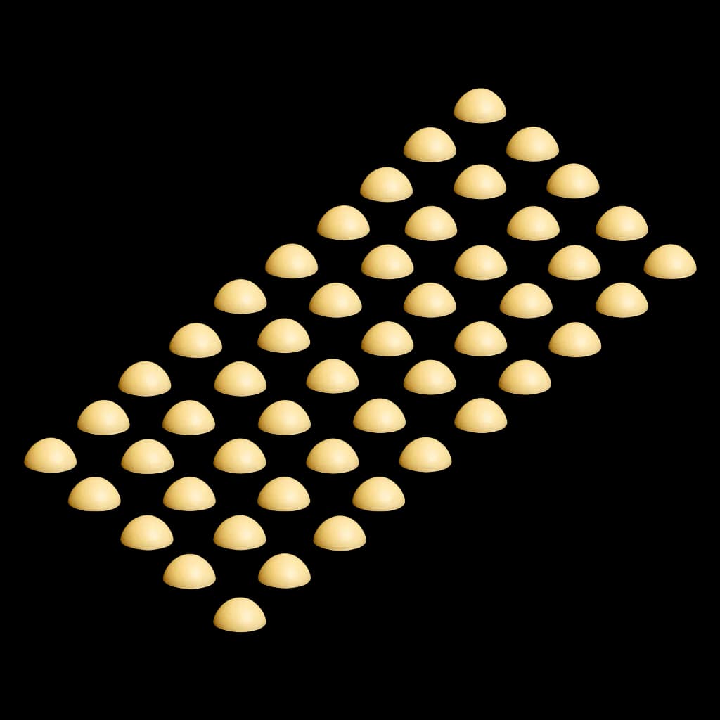 Rosin Heads Hash Rosin Drops Sativa cannabis capsules arranged in pyramid formation