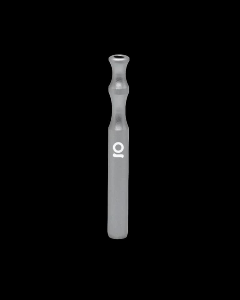 Ongrok Taster Bat aluminum one hitter pipe in gun metal, 2 inches, with bowl and mouthpiece visible