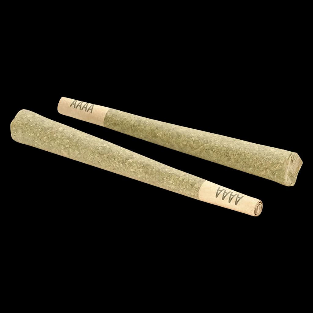 Lot420 Gelato33 pre-roll pair with natural paper wraps and branded cuffs
