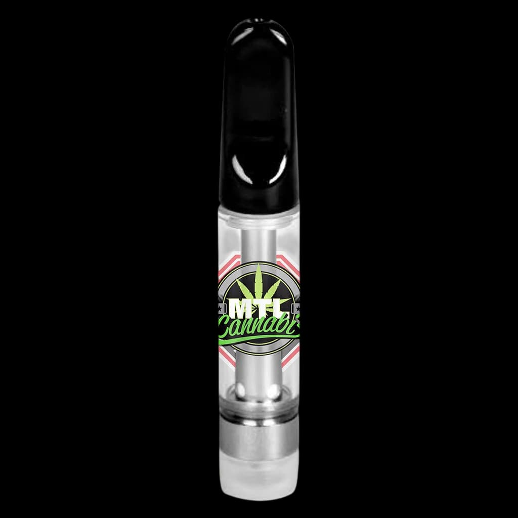 Cartouche 510 MTL Cannabis Sage n' Sour avec embout noir et base argentée