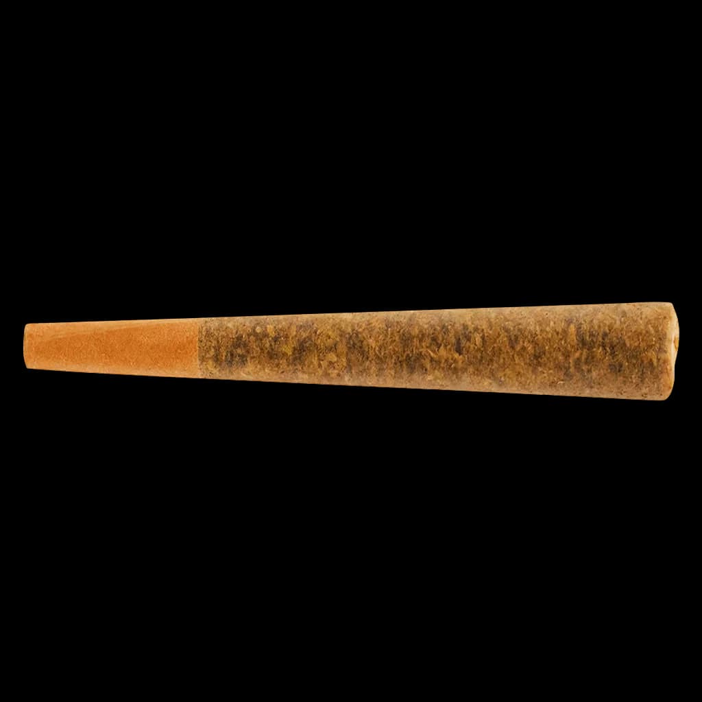 Canal St. Confidential Green pre-roll with visible cannabis flower and brown paper wrap