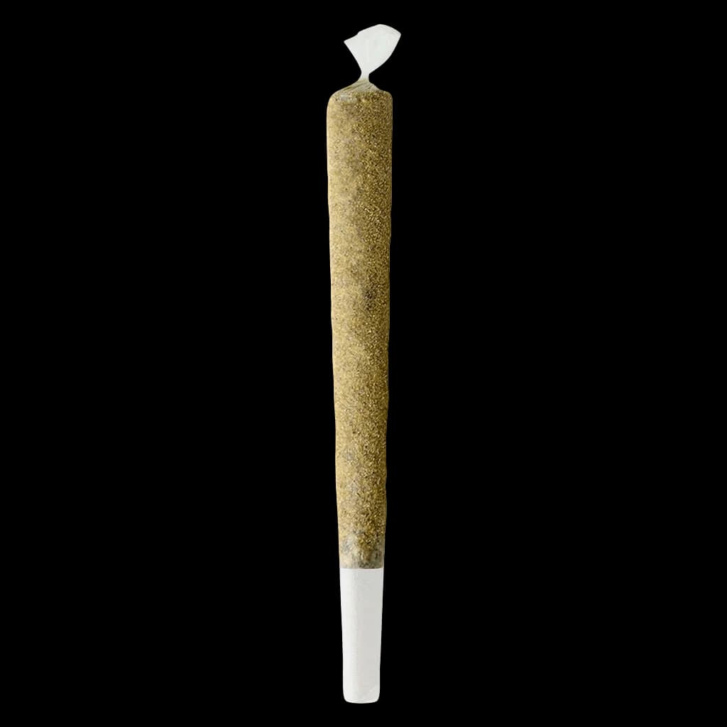 Double J's Terpnami Pink Donuts distillate infused pre-roll with white filter tips