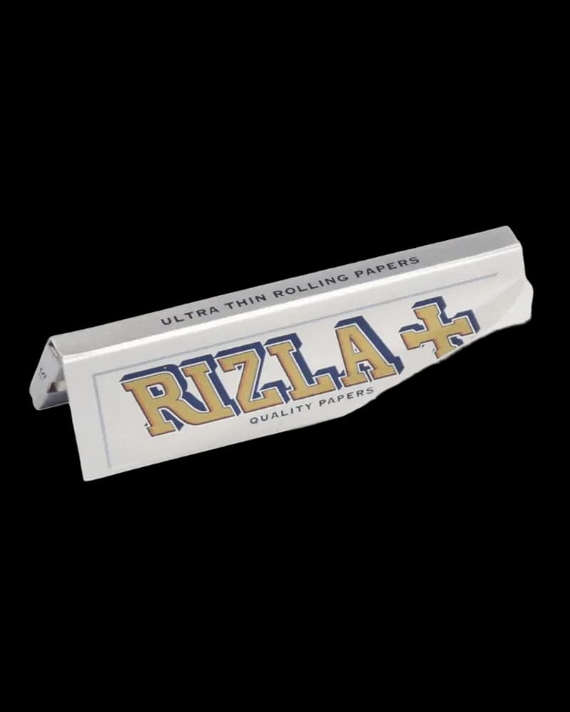 Rizla Ultra Thin rolling papers, white pack with gold and blue logo
