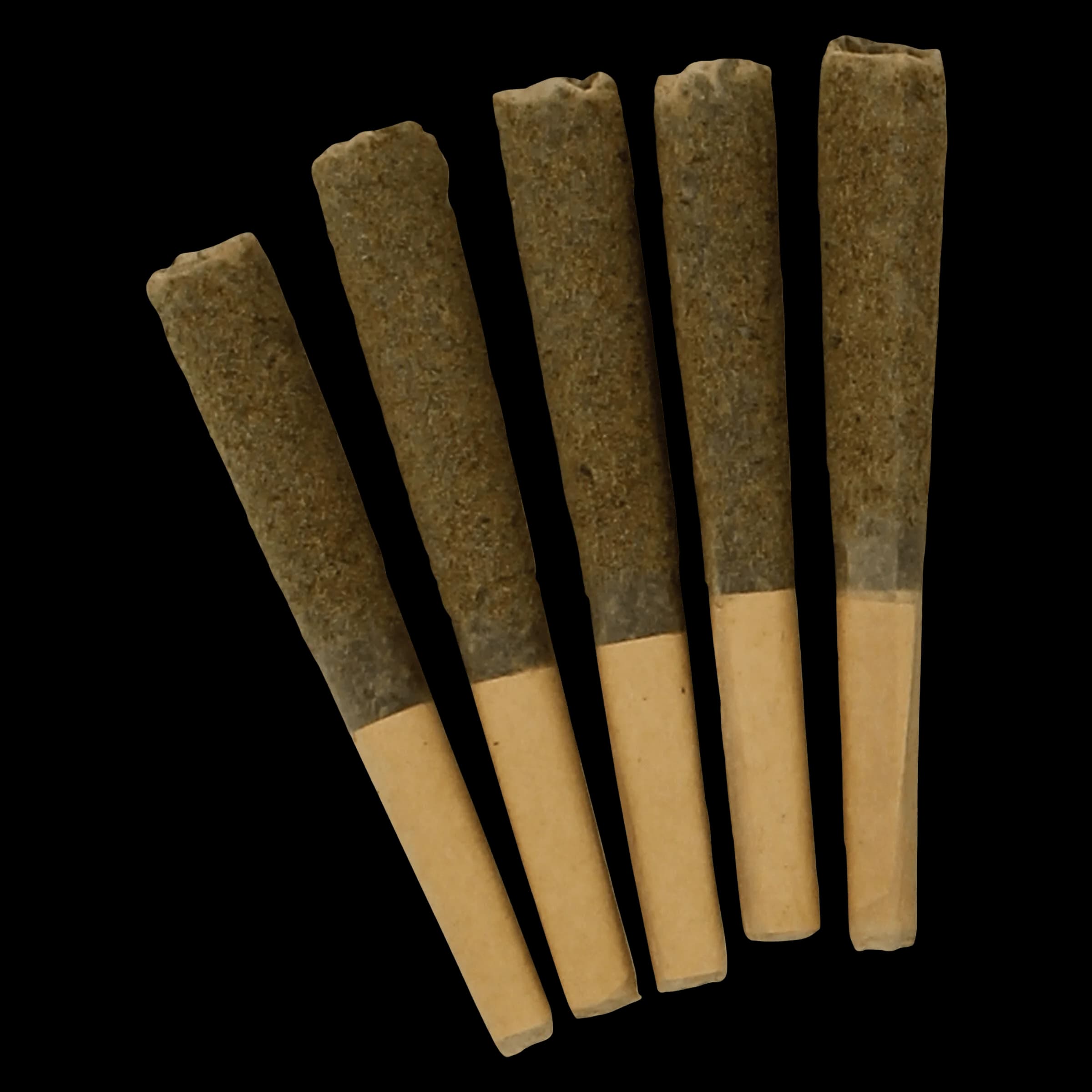 Virtue Cannabis Watermelon Mjto Ice pre-roll pack of 5 with natural paper wraps and cannabis flower visible