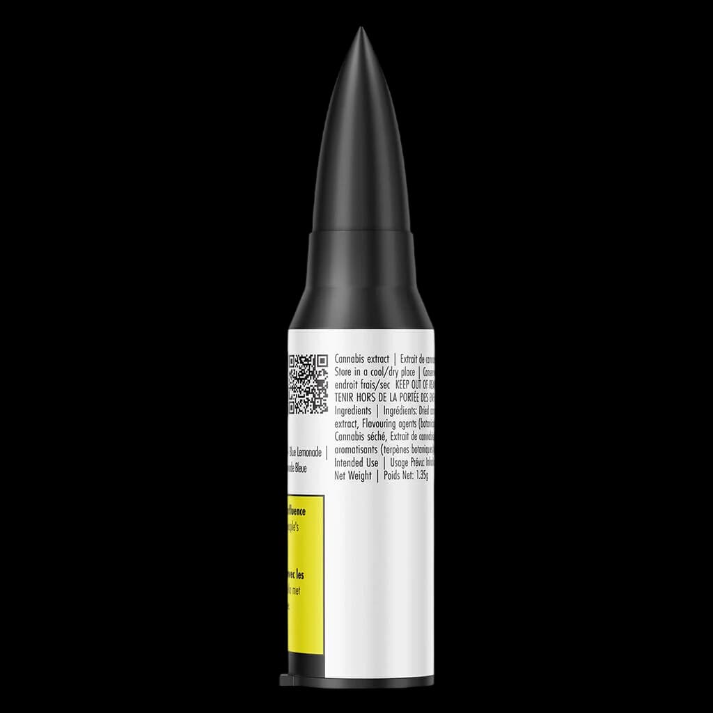 Chillbilly Max 70's Ultra Diamond Infused Pre-Roll in Sour Cherry flavour, 1.3g cannabis pre-roll with black conical tip and white packaging label