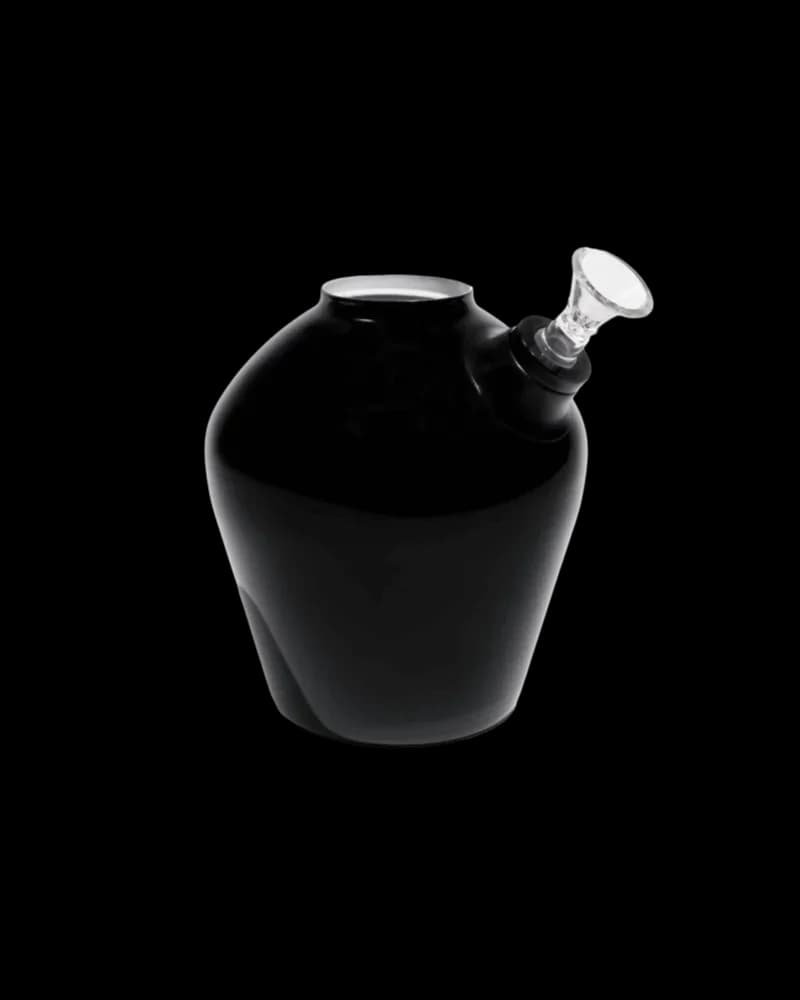 Chill Steel Pipes Chill Base black water pipe bong with glass bowl attachment