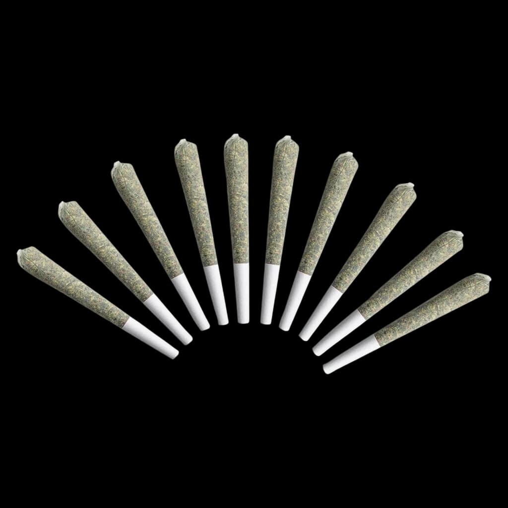 Choklit Park Hawaiian Snow pre-rolls, 10-pack with white filters and ground cannabis flower