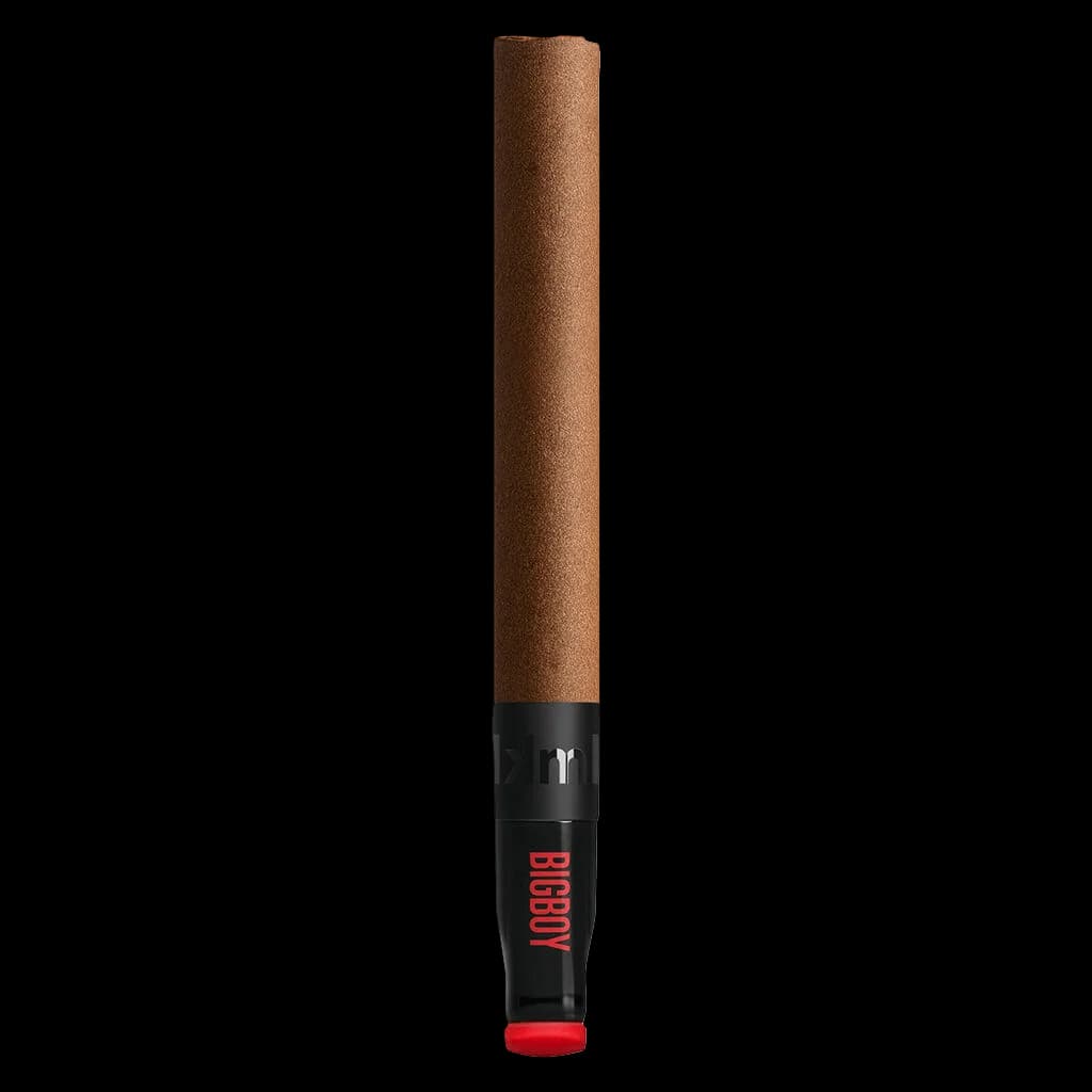BLK MKT Big Boy BLNT pre-roll with brown paper wrap and black filter tip with red accent