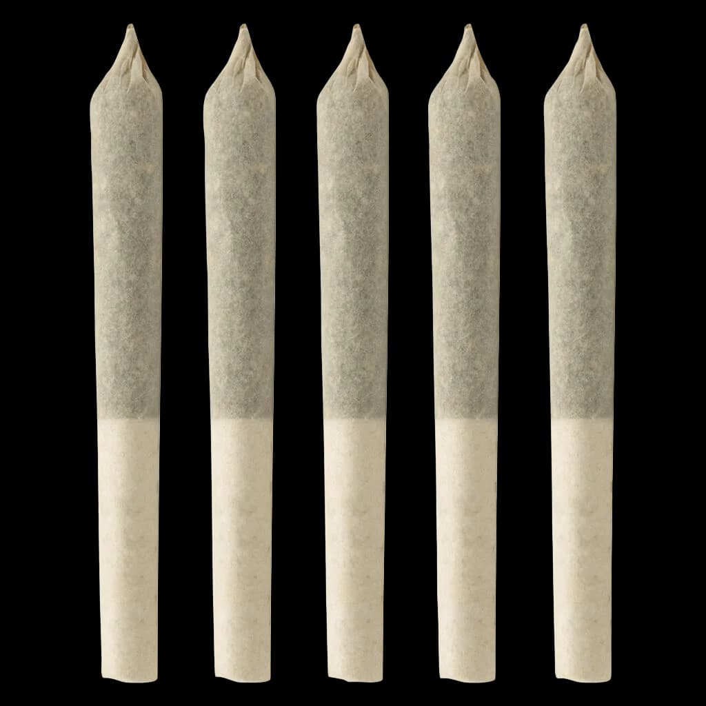 Simply Bare BC Organic Fruit Loopz 5-pack pre-rolls with natural paper wrapping