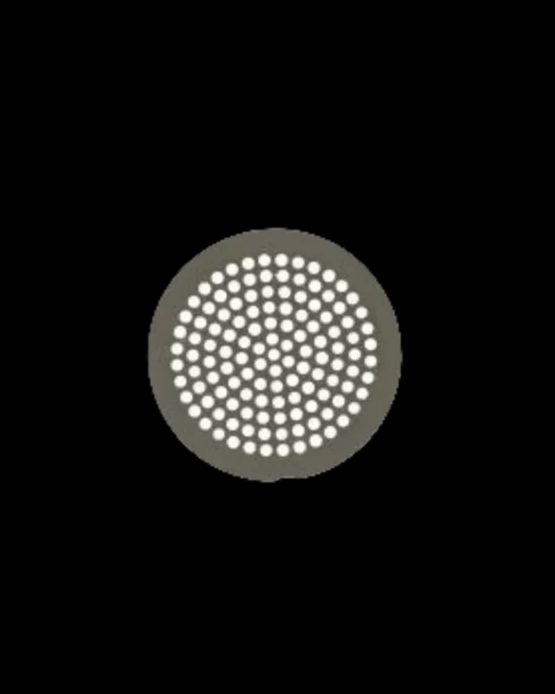 Tronian Miltron stainless steel screen with perforated mesh design for dry herb vaporizers