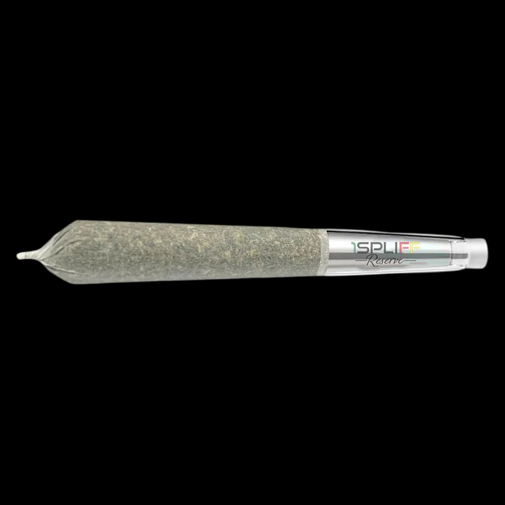 1Spliff Reserve Hawaiian Snowcone pre-roll with premium glass tip, cannabis pre-roll pack