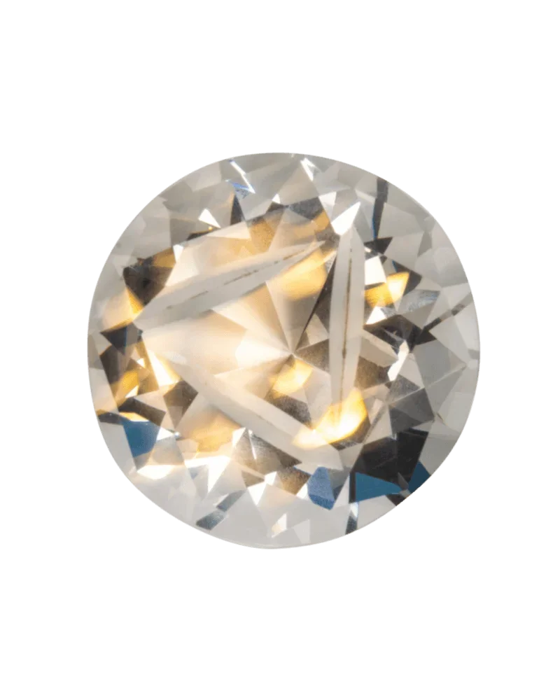 Capuchon à canaux en diamant Gear Premium avec flux d'air directionnel, design en quartz facetté avec reflets dorés et bleus