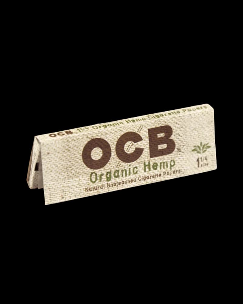 OCB 1 1/4" Organic Hemp natural unbleached cigarette papers pack
