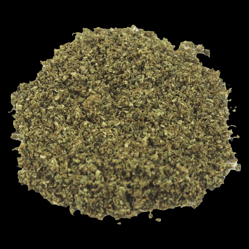 Fleurs de cannabis séchées Sativa de 1Spliff Pure Milled, texture finement moulue