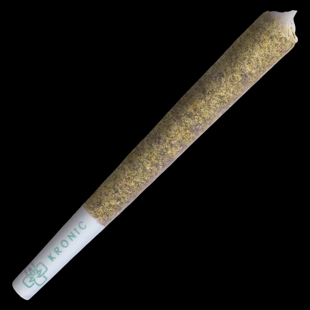 After Hours Jamaican Dream pre-roll with light green cannabis flower visible, white filter tip with brand logo