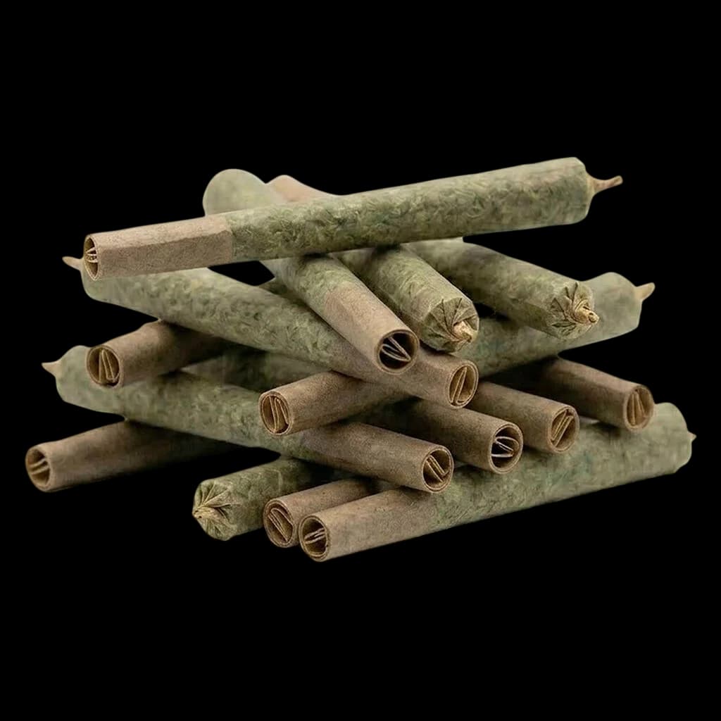 Royal Cannabis Supply Co. Zombie Kush pre-rolls, pack of multiple cannabis pre-rolled joints displayed against white background