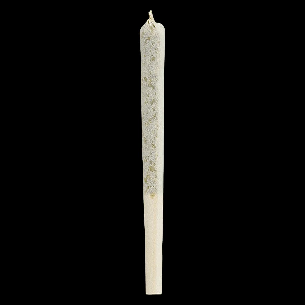 Simply Bare BC Organic Pink Drip pre-roll with light green flower and natural paper wrap