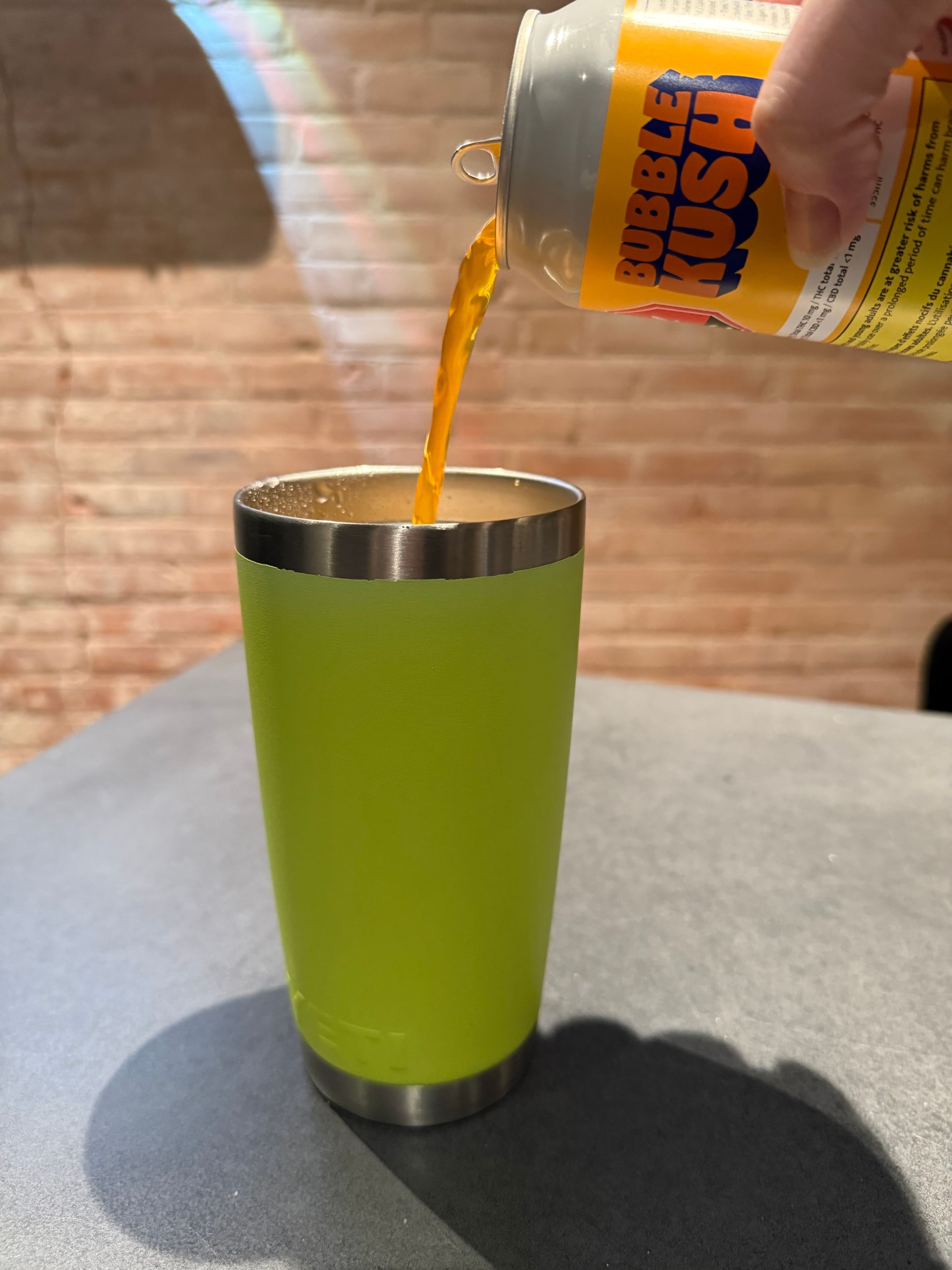 Bubble Kush Orange 355 ml | Critique Boisson Cannabis