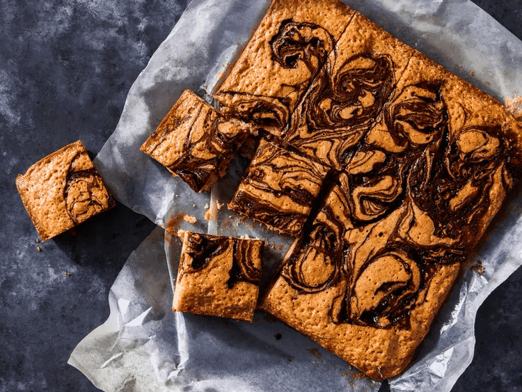 Cannabis-Infused Citrus-Caramel Blondies